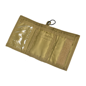 Canvas Trifold Wallet With Coin Pouch